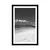 Plakat s paspartujem plaža Anse Source v črnobeli varianti - 20x30 no frame