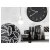 BONDIS Zidni sat, crna, 38 cm