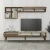 Hanah Home TV komoda sa policama Milan, 180 cm, Krem