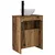 Kupaonski umivaonik s sudoperom Staro drvo 54 x 35 x 83 cm