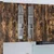 Vidaxl Stenski stekleni omarica LUCCA Dimljen hrast 60 x 31 x 100 cm