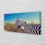 tulup.si Slika na platnu Zebra cvetje 120x60 cm