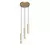 ITALUX PND-33574-3-GD - Luster na sajli FILANO 3xG9/5W/230V zlatna
