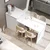Hanah Home 2784 kuhinjski sto s policama 160 × 85 × 60 cm, bela