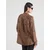 VERO MODA Bluza VMBUMPY rjava/svetlo rjava/temno rjava