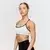 GymBeam Varsity Sports Bra White