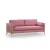 Atelier del Sofa Trosed Rome 90x70x215cm Roze