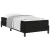 Vidaxl Postelja boxspring z vzmetnico Črna 90 x 190 cm Žamet