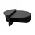 Hanah Home Klub sto-set Orion, 90x60x30, 85x30x35cm, 2 komada, Crni