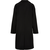 Womens oversized long coat black