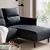 MANNARP Sofa 4-sed i lenjivci, Saxemara crno-plava