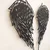 Wallity Zidna dekoracija Angel Wings - APT240LS, 46 x 99 cm, Crna
