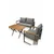 HANAH HOME Baštenska garnitura Fatsa 2+1+1 Grey