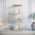 Hanah Home Polica 40x120x35cm Hrast