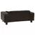 Sofa za pse smeđa 81 x 43 x 31 cm od pliša i umjetne kože