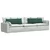 Jastučići za sofu 2 pcs Tamnozelena 120 x 40 cm tkanina