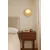 Opviq zidna lampa Tor-Look, 1 × G9, bež / bela