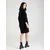 Pure Cashmere NYC Kleid, črna