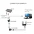 Network RJ45 spliter 8P8C KT-UTPS-1.2