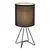 Globo 21734S - Stona lampa TAMIAN 1xE14/40W/230V crna