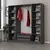 Hanah home Ormar Kale 180x190x52cm Antracit