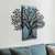 Arbre de Vie-3 BlueBlack Decorative Wooden Wall Accessory