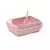 Paws & Whiskers Otvoreni toalet za mačke 5098-2, Roze