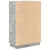 Stol Betonski sivi 71.5 x 31.5 x 106.5 cm Konstruirano drvo