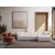Atelier del Sofa Ugaona garnitura Boxer, 165x290 cm, Bela