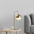 Opviq Stona lampa E14 Max 40W, Zlatna