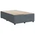 Vidaxl Box spring postelja z vzmetnico temno siva 120x200 cm žamet