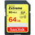 SANDISK spominska kartica SDXC Extreme 64GB C10 U3 UHS-I (SDSDXNE-064G-GNCIN)