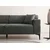Atelier del Sofa Trosed New Petra 3, 212x69x86cm, Zeleni
