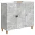 Kreveta Betonska siva 89 x 34,5 x 80 cm Konstruirano drvo