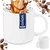 Northix MONA skodelica iz belega porcelana 330 ml