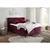 MID.YOU POSTELJA BOXSPRING 180 cm  x 200 cm , tekstil, leseni material lila