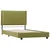 Vidaxl Posteljni okvir zeleno blago 90x200 cm