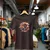 Camiseta Majica sa štampanim printom Cam 411, Ženska, Čokolada
