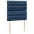 vidaXL vidaXL Box spring postelja z vzmetnico modra 90x190 cm blago, (21292013)