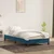 Vidaxl posteljni okvir brez vzmetnice temno modra 90x210 cm žamet