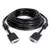 E-GREEN Kabl VGA D-sub M/M 15 m HQ feritno jezgro crni