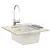 Umivaonik Bijelo 370 x 460 mm 80% kvarc i 20% smola