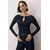 Trendyol Milla ženska bluza Twoaw26Bz00130, tamnoplava