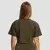 GymBeam Women‘s Limitless Cropped T-Shirt Espresso