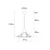 Opviq Luster Mezopotamya-N-1274, 126cm, 37 cm, E27, Bakarne boje