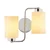 Opviq Balcova N 346 Zidna lampa, Srebrna