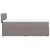 Vidaxl Box spring postelja z vzmetnico taupe 90x190 cm blago