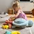 Ptipotos Plišasta želva velika Savenou mint - mama z otrokom