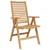 Vidaxl Stol 2 szt. Rjava 64.5 x 52 x 108 cm Trden tikov les