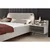 Dieter Knoll POSTELJNA GARNITURA 180 cm x 200 cm , steklo, tekstil, leseni material rjava, siva